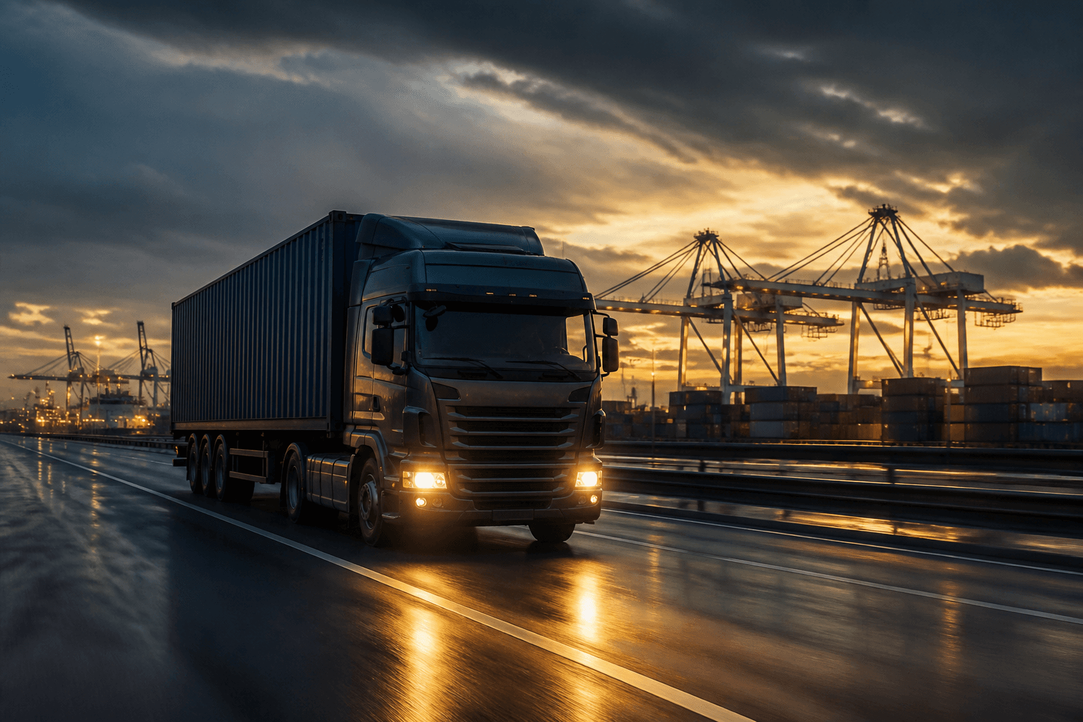 Global logistics route and delivery coordination